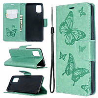 Чехол UniCase Butterfly Pattern для Samsung Galaxy A51 - Green