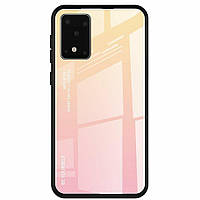 Защитный чехол Deexe Gradient Color для Samsung Galaxy S20 Plus (G985) - Gold / Pink