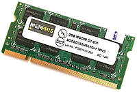 Оперативная память для ноутбука Memphis DDR2 2Gb 800MHz 6400s 2R8 CL5 (SODDD256M648GI-F18NG) Б/У