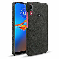 Защитный чехол KSQ Cloth Style для Motorola E6 Plus (XT2025) - Black