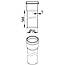 каналізаційна труба BLUCHER з неіржавкої сталі AISI304 / AISI316L, 500 мм, DN50, фото 2
