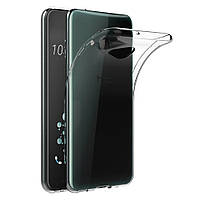 Прозрачный Чехол HTC U Play (ультратонкий силиконовый)