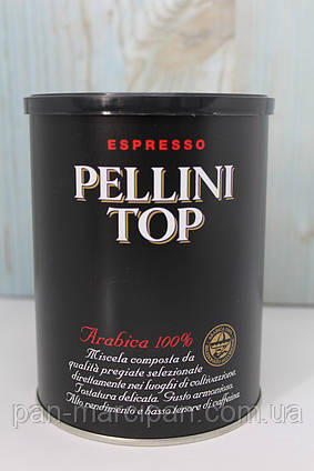 Кава мелена Pellini TOP Espresso 100% arabica 250 г ж/б Італія