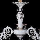 Класична люстра-свічка на 3 лампочки золота патина VL-LQ115/3 (SGD+LWT), фото 3