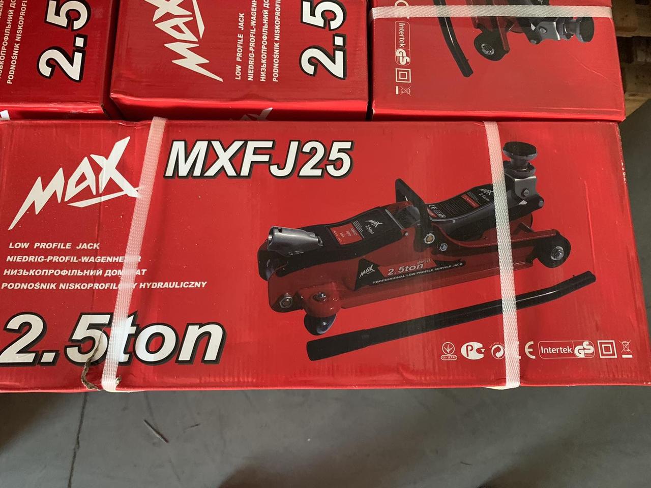 Домкрат підкатний MAX MXFJ25 2,5Т з низьким профілем