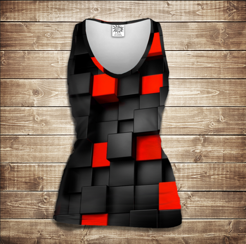 Майка 3D-Undegraund red cub