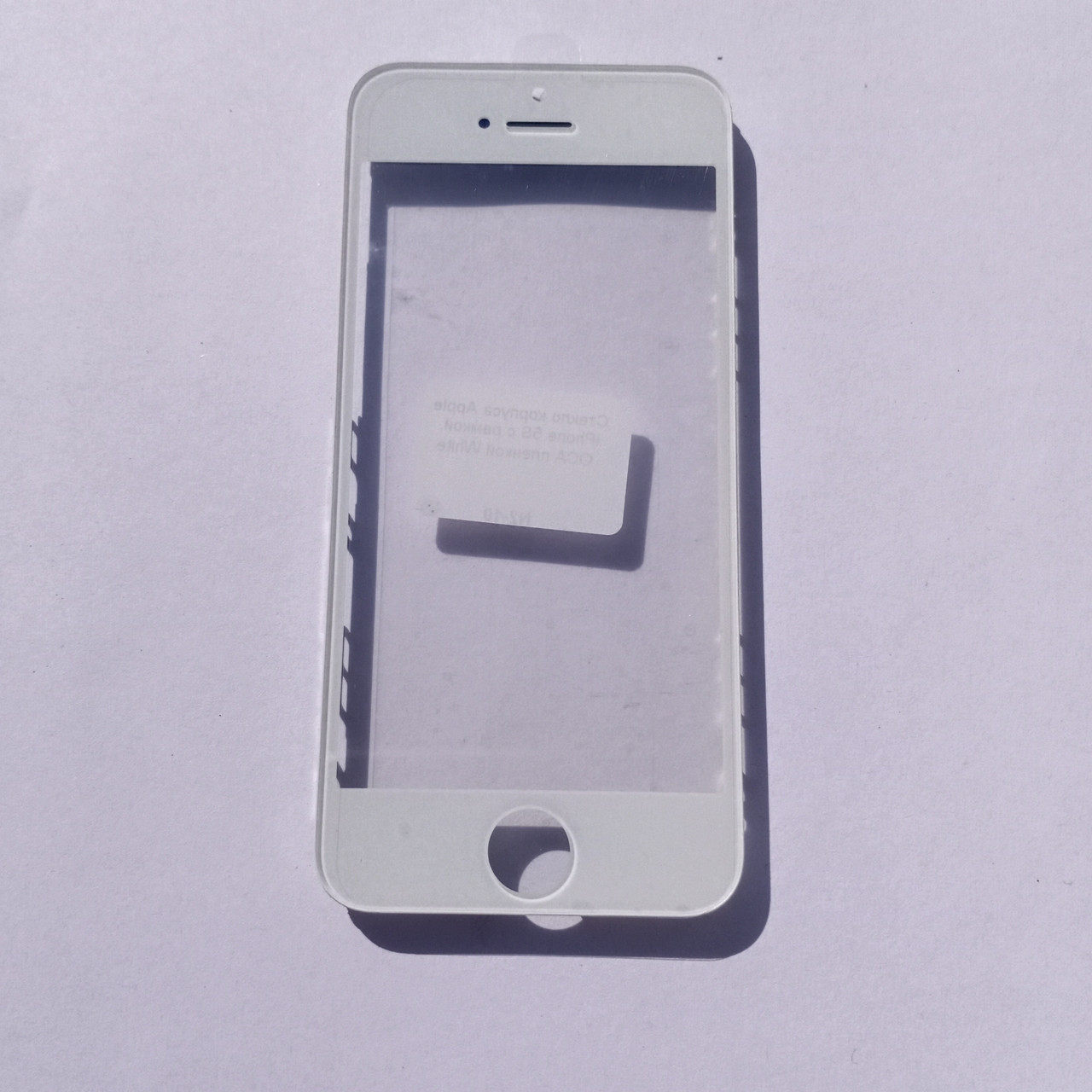 Стекло корпуса Novacel для Apple iPhone 5S с рамкой OCA пленкой White
