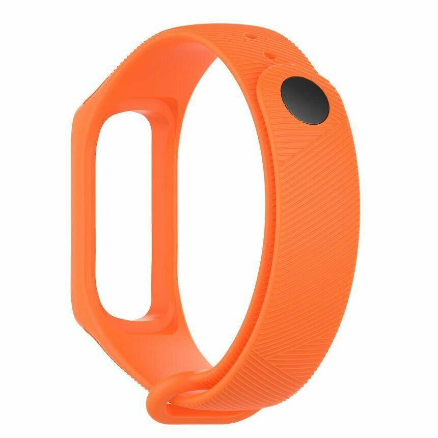 Ремешок Deexe Twill Silicone для Samsung Galaxy Fit E (SM-R375) - Orange - фото 3 - id-p1239128978