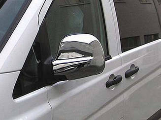 Накладки на дзеркала нерж MERCEDES VITO w639 2004-2009