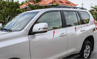 Хром молдинг скла Toyota Land Cruiser Prado 150
