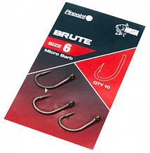 Гачки Nash Pinpoint Brute Hooks Micro Barbed #6 10шт