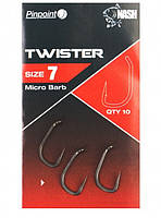 Гачки Nash Pinpoint Twister Hooks #6 10шт