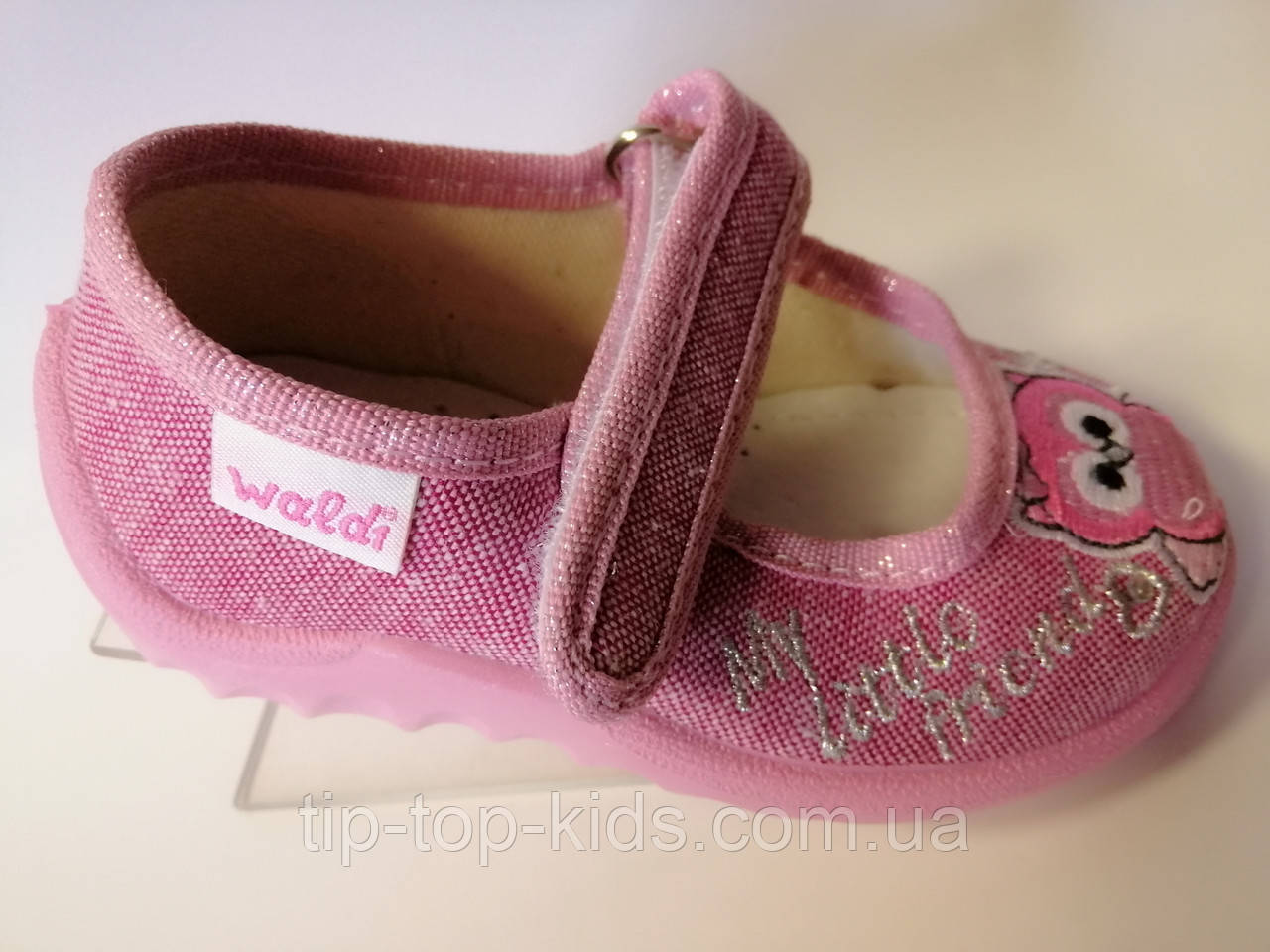 Тапочки для дівчинки Waldi 102-701 рожеві р. 21, фото 1