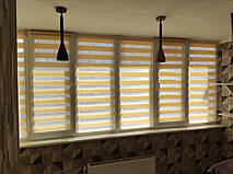 Тканевые ролеты день ночь в офис. Рулонные шторы день ночь в офис