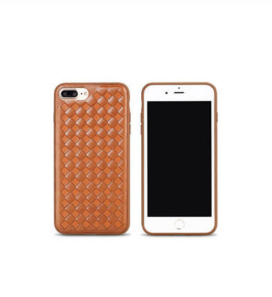 Чохол-накладка Remax Weave для Apple iPhone 7 Plus/8 Plus Коричневий, фото 1