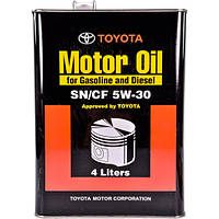 Моторное масло Toyota Motor Oil SN/CF 5W-30 4л