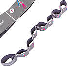 Стрічковий еспандер (еластична стрічка) Record Elastiband FI-6344 Grey-Pink, фото 2