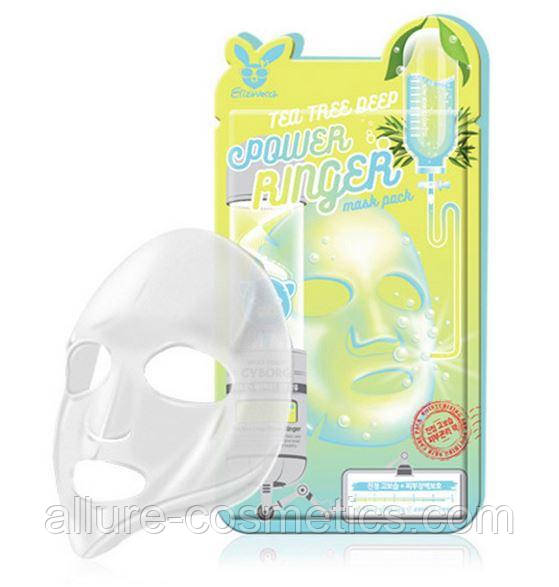 Маска для проблемної шкіри Elizavecca tea tree deep power ringer mask