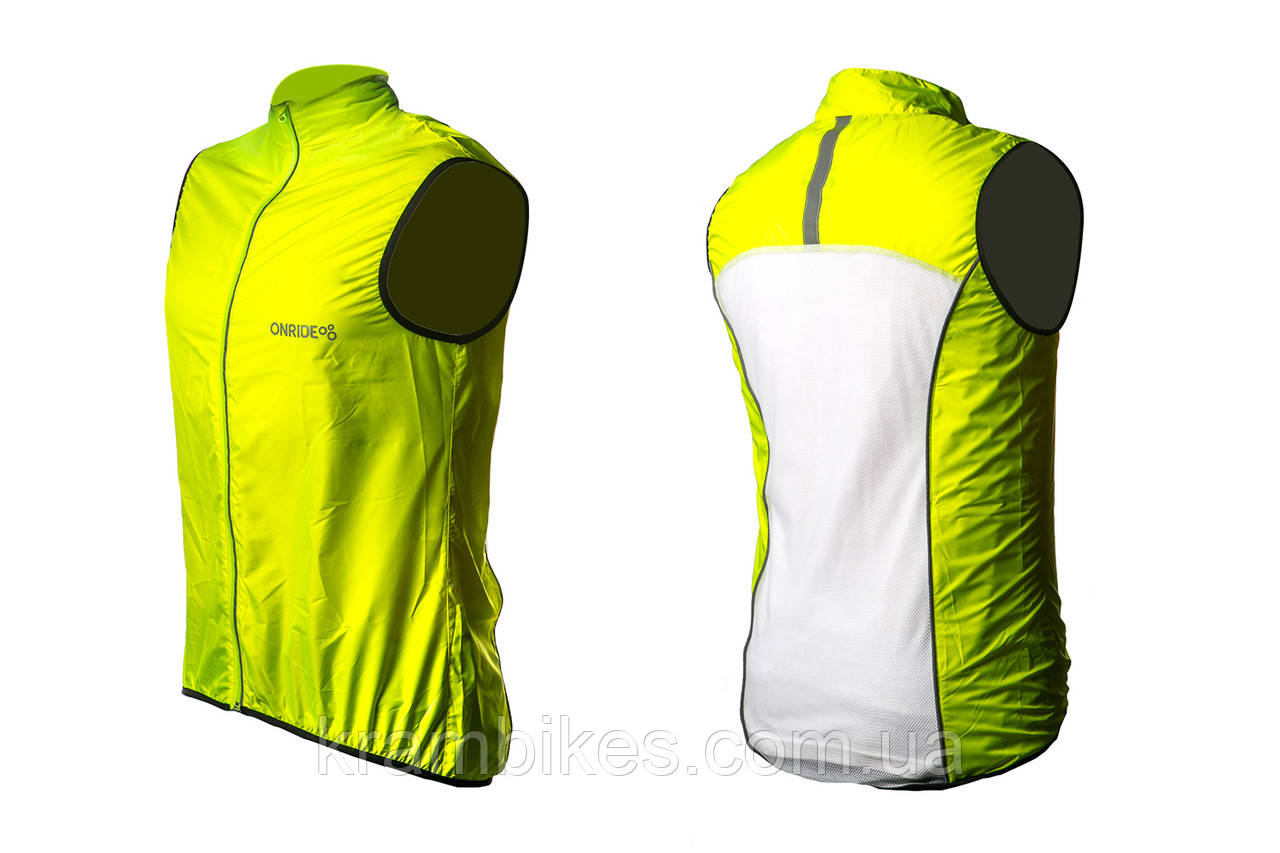 Світловідбиваючий жилет ONRIDE - Gust reflective Neon жовтий XXL