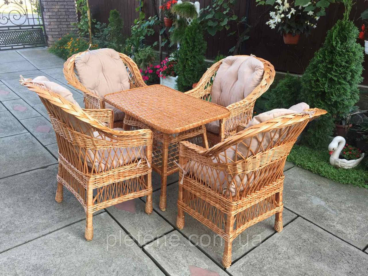 Мебель из лозы(ЦЕНА УКАЗАНА БЕЗ НАКИДОК)., фото 1