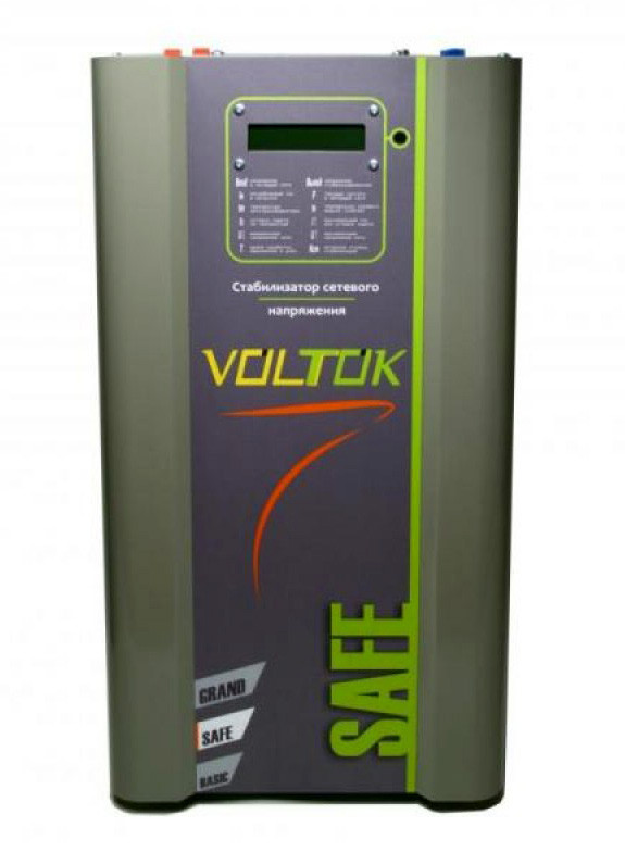 Стабілізатор напруги 11 кВт Voltok Safe plus SRKw12-11000 - для будинку, дачі, квартири