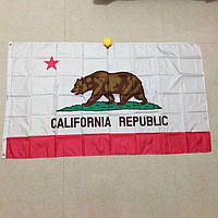 Прапор штату Каліфорнія 153см/93см (Новий в упаковці) Flag of California