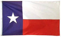 Прапор штату Техас 153см/93см (Новий)