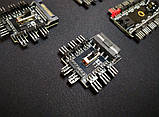ХАБ для кулерів, розгалужувач харчування 3pin і 4 pi Molex, SATA. FAN HUB, фото 2
