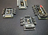 ХАБ для кулерів, розгалужувач харчування 3pin і 4 pi Molex, SATA. FAN HUB, фото 3