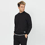 Чоловічий спортивний костюм M477 чорний, фото 6