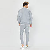 Чоловічий спортивний костюм M478 сірий, фото 4