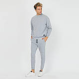 Чоловічий спортивний костюм M478 сірий, фото 2