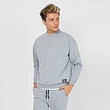 Чоловічий спортивний костюм M478 сірий, фото 3