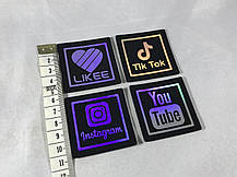 Нашивка Інстаграм/ Instagram 50х50 мм, фото 5