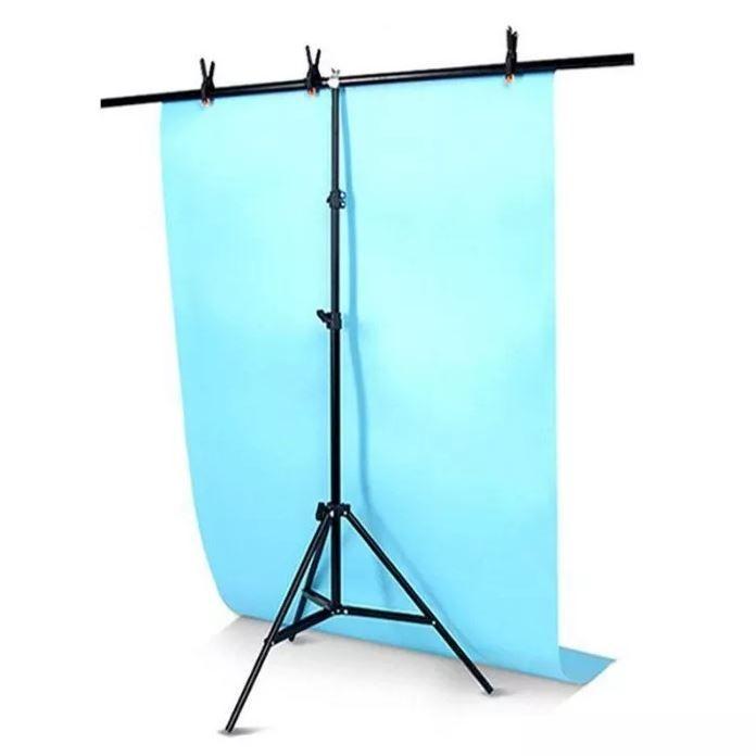 Тримач фону 2х2м (Т-подібна стійка-штатив) з прищіпками - фото 1 - id-p1239353361