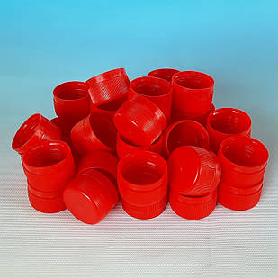 ПЕТ Кришка 28 мм Червона