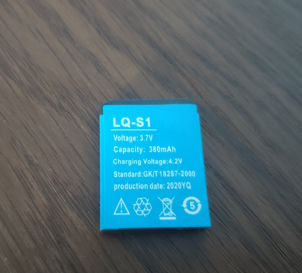 Батарея для смартгодинників (LQ-S1) 380 mAh