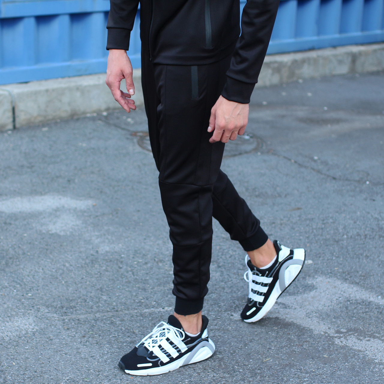 Спортивні штани чоловічі чорні Актив розмір XS, S, M, L,XL
