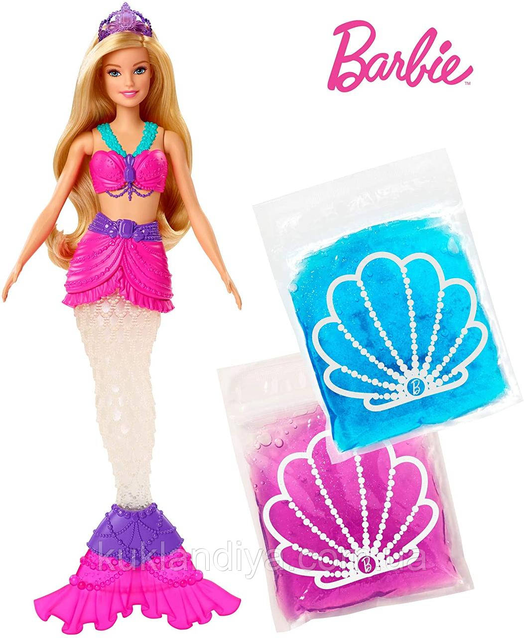 Лялька Барбі русалонька зі слаймом Barbie Dreamtopia Slime