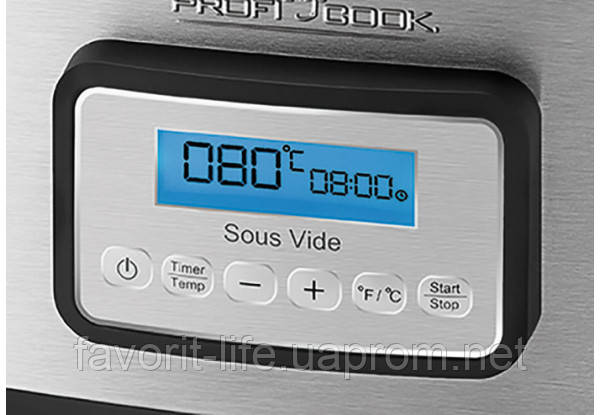 Вакуумная электропечь Profi Cook PC-SV 1112 Sous Vide (Су Вид) (4628) - фото 6 - id-p413644584