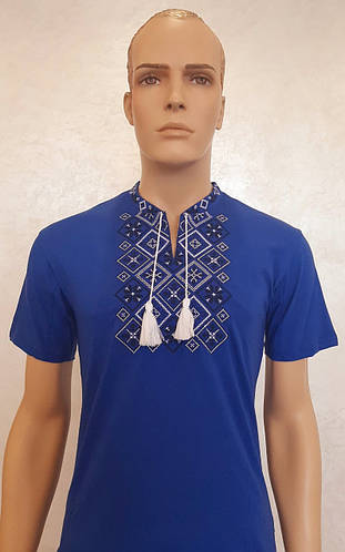 Купить Футболка мужская с вышивкой "Куб"-4 (2), цена 250 ₴ — Prom.ua ...