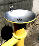 Питний фонтанчик «ПФ-3» антивандальний для зовнішнього використання і безконтактною подачею води, фото 2