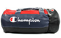 Стильна дорожно-спортивна сумка зі штучної шкіри "Champion" 6900 (55см)
