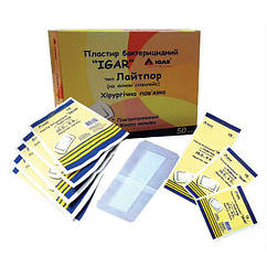 Пластир бактерицидний, тип Лайтпор, хірургічна пов'язка, 10х9 см