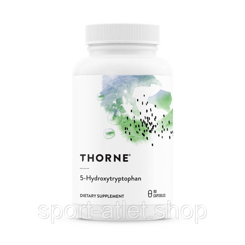 Амінокислота Thorne Research 5-Hydroxytryptophan, 90 капсул
