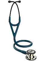 Стетоскоп серії Littmann® Cardiology IV™, лазурний із головкою кольору шампань