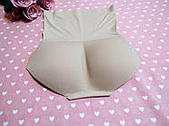 Бежеві труси пуш ап, коригувальні труси з пушапом, труси пуш ап з корекцією фігури (3105)