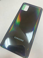 Задняя крышка Samsung A515 Galaxy A51 черная Prism Crush Black оригинал