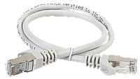 Коммутационный шнур (патч-корд) кат.5Е ftp, lszh, 5м, серый, [pc01-c5efl-5m]