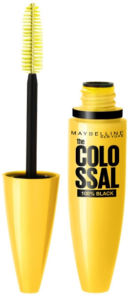 MAYBELLINE Colossal Volum 100% Black 10,7 ml Туш для вій (оригінал оригінал Італія)